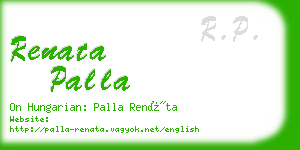 renata palla business card